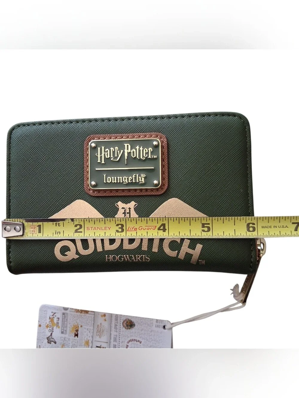 Loungefly Harry Potter Golden Snitch Zip Around Wallet Standard NEW NWT